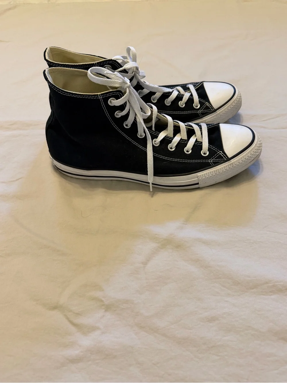 Converse Chuck Taylor All Star Black High-Top Sneaker - M 13 - W 15 - Picture 4 of 7